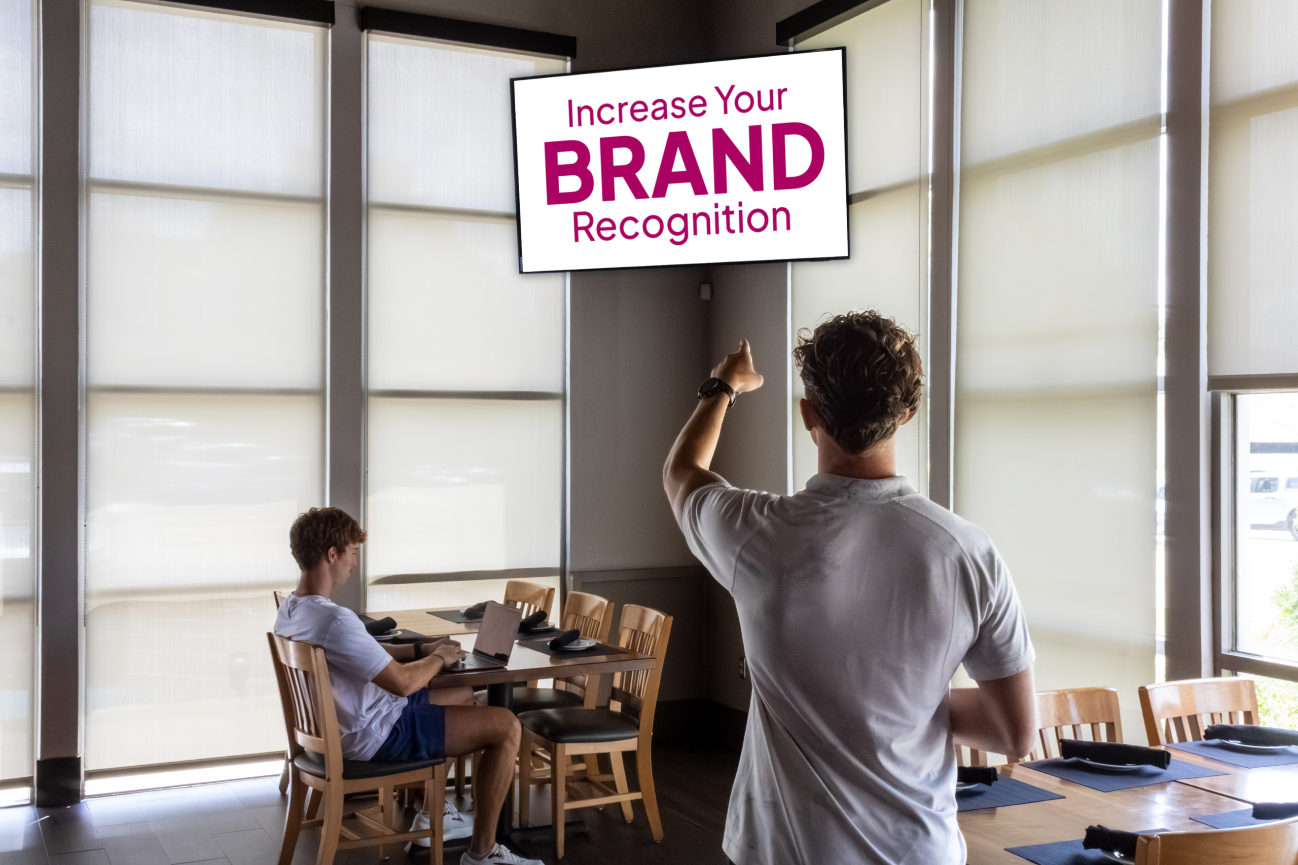Businesses across North Texas use Maverick Digital's indoor digital advertising network to build brand recognition in high-traffic community locations.